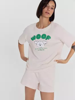 Комплект женский (футболка, шорты)