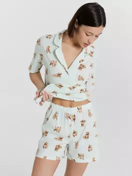 Комплект женский (рубашка, шорты)