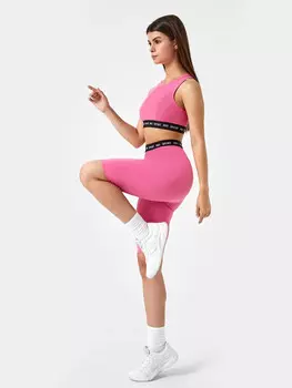 Комплект женский спортивный (топ, велосипедки)