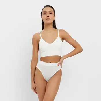 Комплект женский (топ, трусы) collorista, белый, размер 42-44