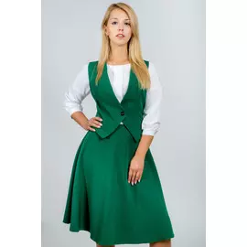 Комплект жилет юбка