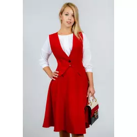 Комплект жилет юбка