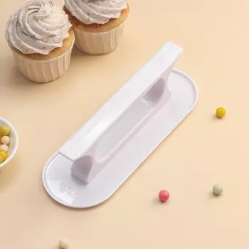 Кондитерский утюжок для мастики доляна, 20.57.5 см, белый