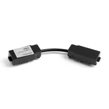 Коннектор для шинопровода гибкий ultra, черный