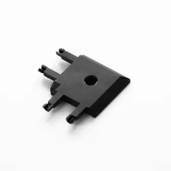 Коннектор угловой slim г-образный, 4-жильный, черный, 0.742 см