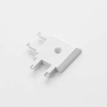 Коннектор угловой slim г-образный, 4-жильный, белый, 0.742 см