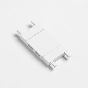 Коннектор ультратонкий i-образный ultra, белый, 4.62.60.6 см