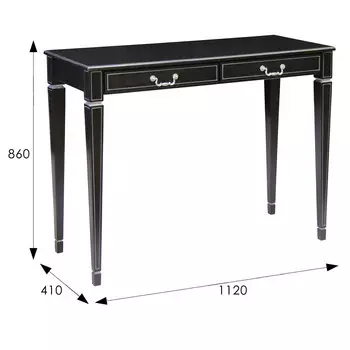 Консоль Васко В 91Н венге/серебро