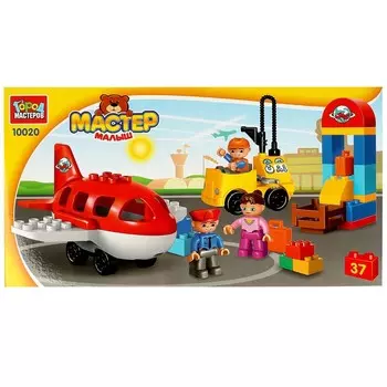 Конструктор блочный для малышей Город мастеров 10020-GK