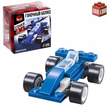 Конструктор гоночная машина гонки, 26 деталей, 6+