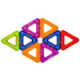 Конструктор магнитный magical magnet, 8 треугольных деталей