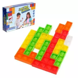 Конструктор мягкий тетрис pop it, 40 деталей