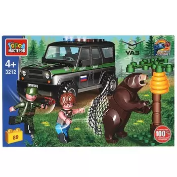 Конструктор ПОЛИЦИЯ UAZ, Город мастеров SB-3212