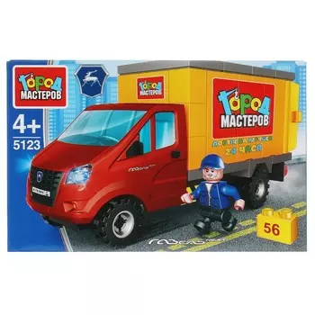 Конструктор СПЕЦТЕХНИКА ГАЗЕЛЬ, Город мастеров 5123-KK