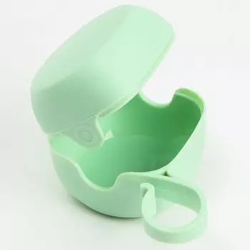 Контейнер для детской пустышки, зеленый