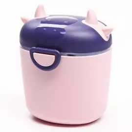 Контейнер для хранения детского питания 500 мл., цвет розовый