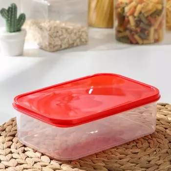 Контейнер доляна 1,2 л, цвет красный