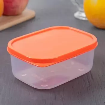 Контейнер доляна 500 мл, цвет оранжевый