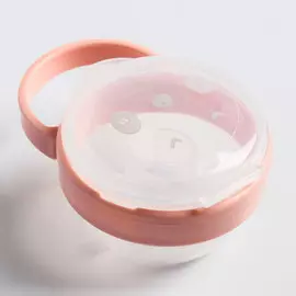 Контейнер пустышек и сосок, цвет розовый