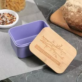 Контейнер с бамбуковой крышкой