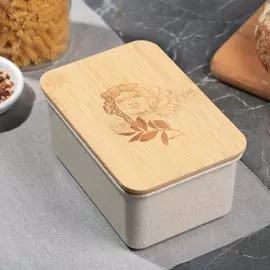 Контейнер с бамбуковой крышкой