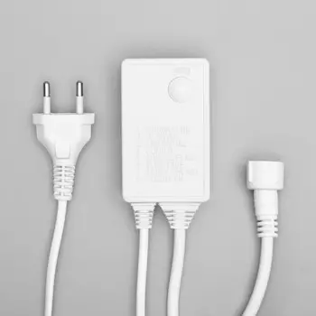 Контроллер для гирлянд умс 3w, до 8000 светодиодов, белая нить, 8 режимов, 220 в