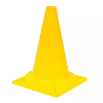 Конус, цвет желтый, 32 см