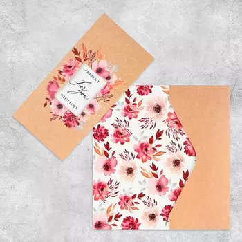 Конверт для денег с дополнительным элементом