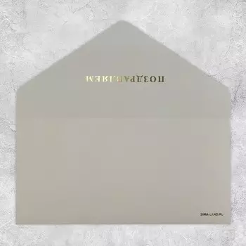 Конверт подарочный