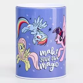 Копилка металлическая, 6.5 см 6.5 см 12 см make your own magic, my little pony