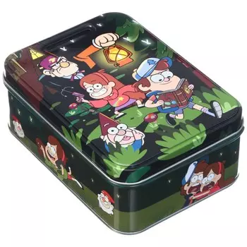 Копилка 14х10х5.8 см, металл, гравити фолз