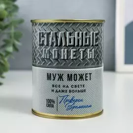 Копилка-банка металл