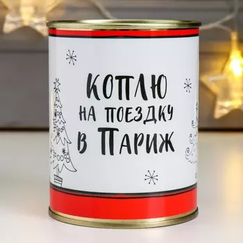 Копилка-банка металл