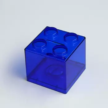 Копилка конструктор, синяя