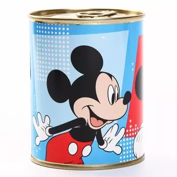 Копилка металлическая, 9,5 см х 7,5 см х 7,5 см