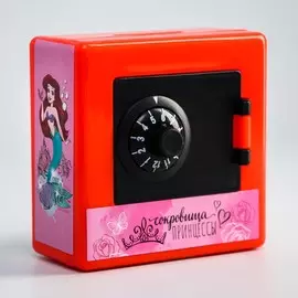 Копилка сейф, принцессы 8,8 см х 8,8 см х 4 см