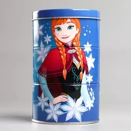 Копилка трехъярусная, холодное сердце 8,5 см х 8,5 см х 14 см