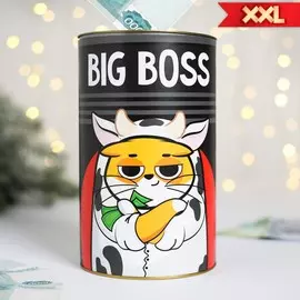 Копилка xxl новогодняя big boss, 20 см