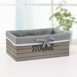Корзина для хранения доляна storage, 28,51911 см, большая, цвет серый