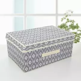 Короб для хранения с крышкой доляна