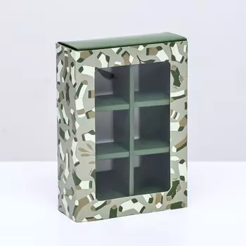 Коробка для конфет 6 шт,