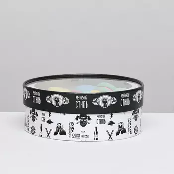 Коробка для макарун тубус с окном