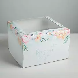 Коробка для торта present, 29 х 29 х 19 см