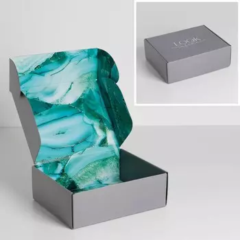 Коробка подарочная двухсторонняя складная, упаковка,