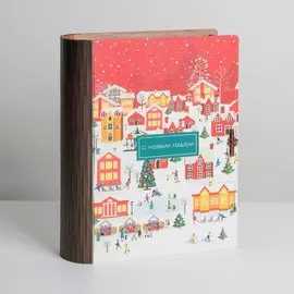 Коробка-книга деревянная