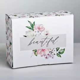 Коробкапенал, упаковка подарочная beautiful, 302312 см