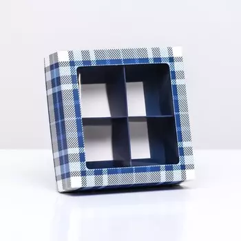 Коробка под 4 конфеты,