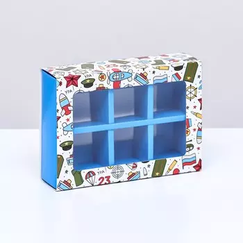 Коробка для 6 конфет,