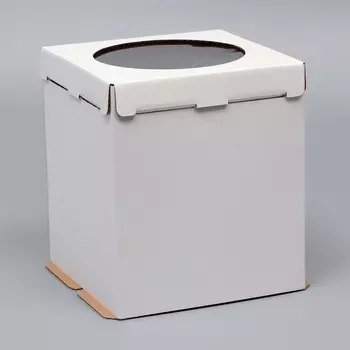 Коробка под торт с окном,