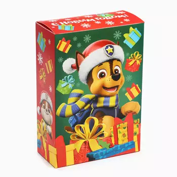 Коробка подарочная, 16х23х7.5 см, щенячий патруль